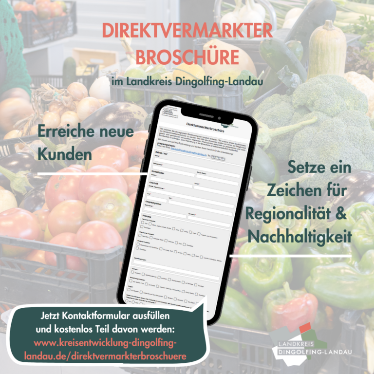 Direktvermarkter Broschüre im Landkreis Dingolfing-Landau