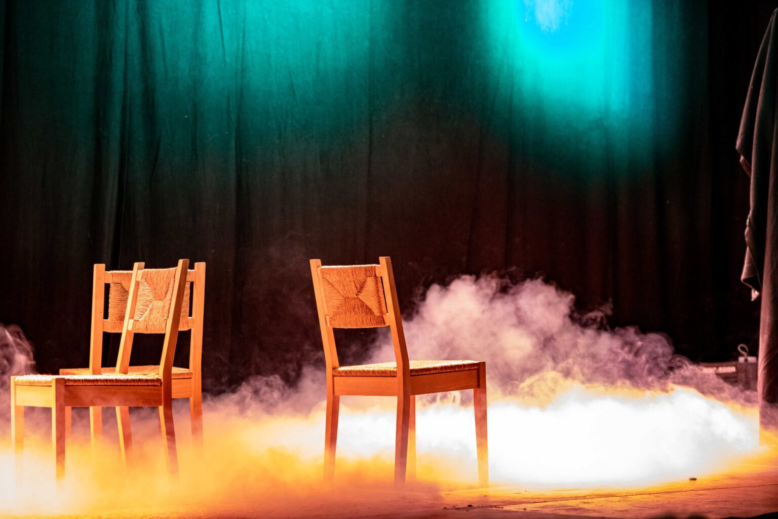 Leere Theaterbühne