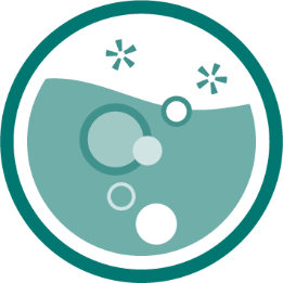 Symbol Sprudelgas